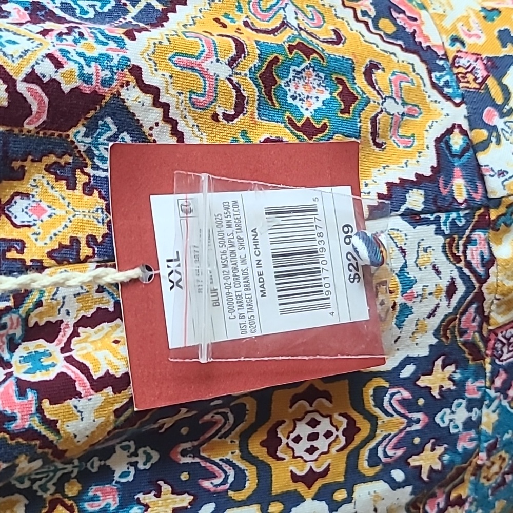 Mossimo Multicolor Patterned Women's  Halter Dress - Picture 2 of 8